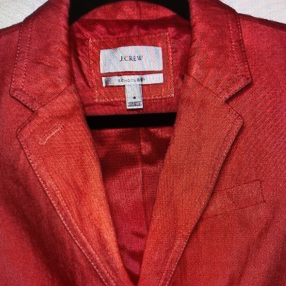 Classic Red Tailored Blazer - Unknown - Picture 3 of 6